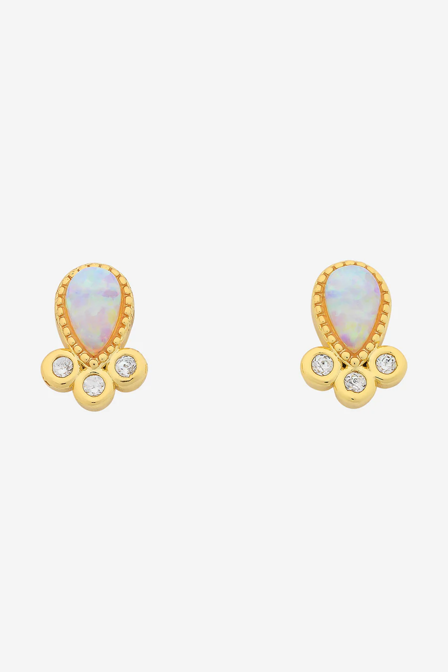 LIBERTE` | LUCY GOLD OPAL EARRING