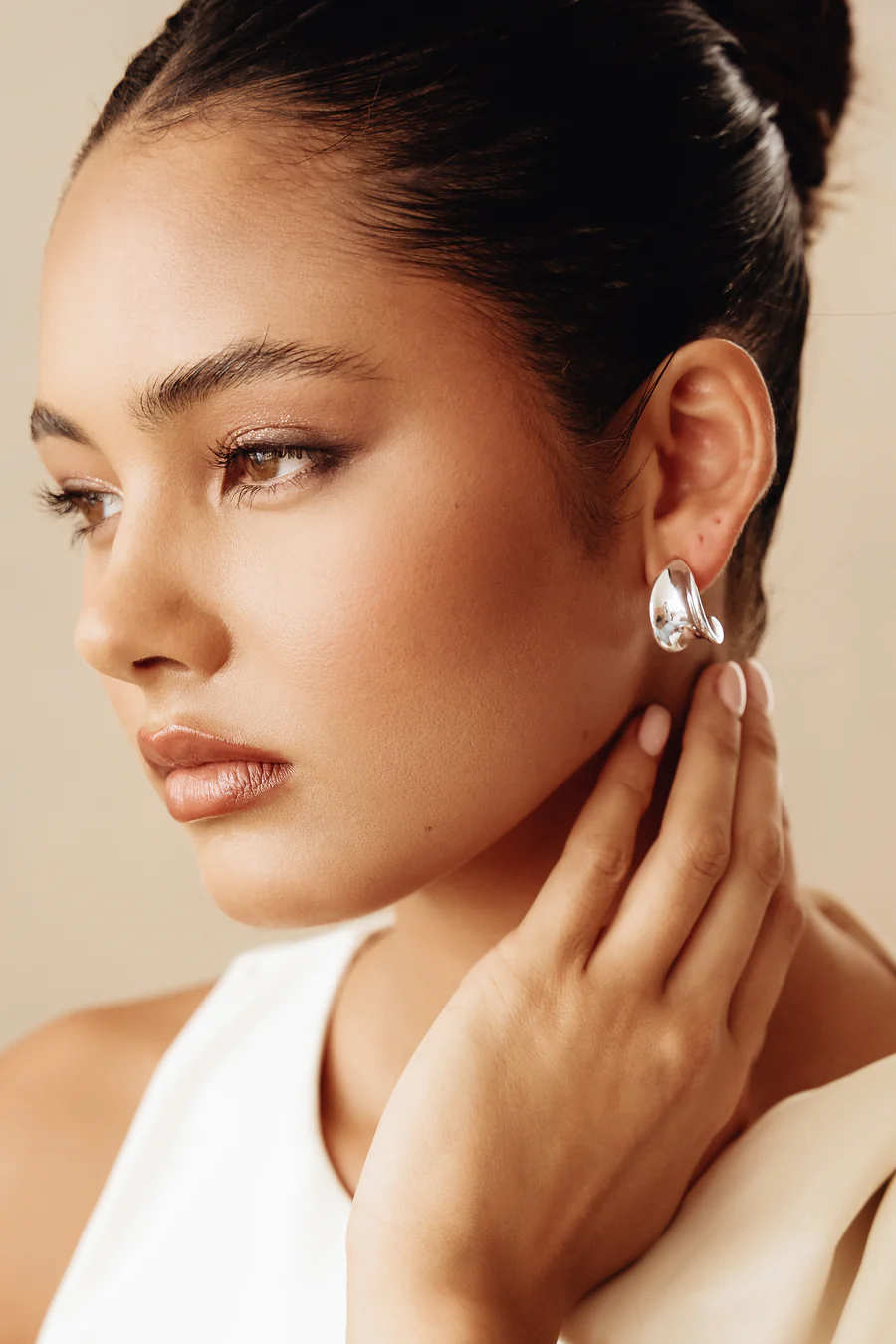 LIBERTE` | LOGAN SILVER EARRING