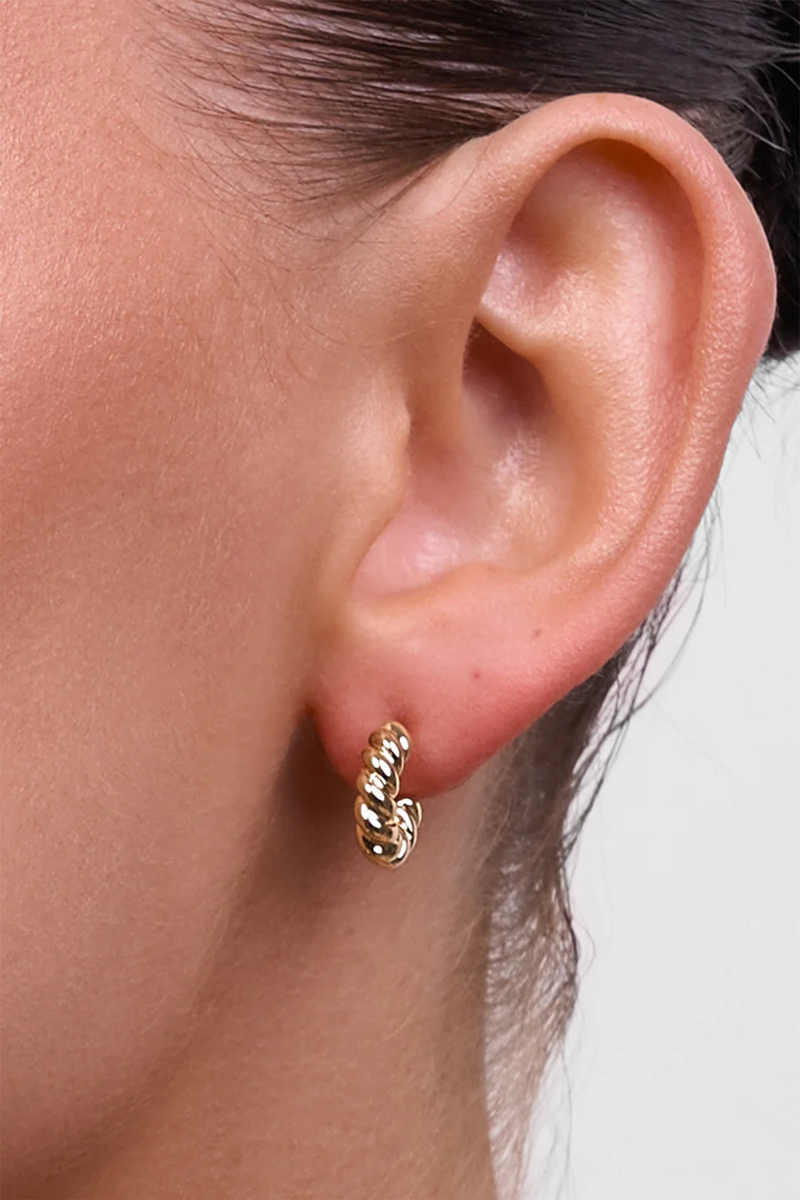 LIBERTE` | PHOEBE GOLD ROPE EARRING