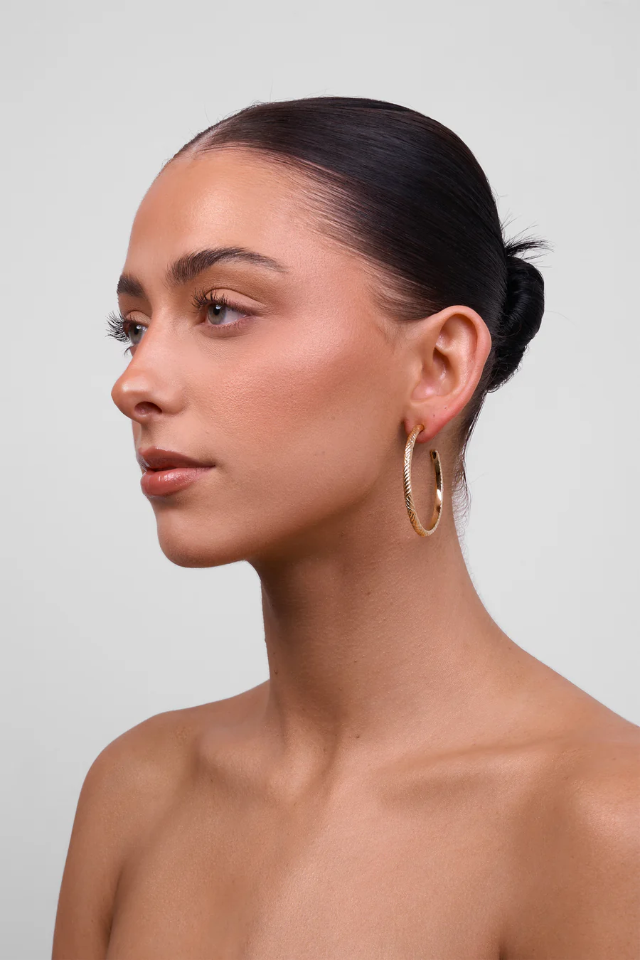 LIBERTE` | INDIRA SOFT GOLD HOOP