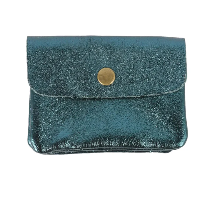 MAISON FANLI - COIN PURSE | METALLIC EMERALD