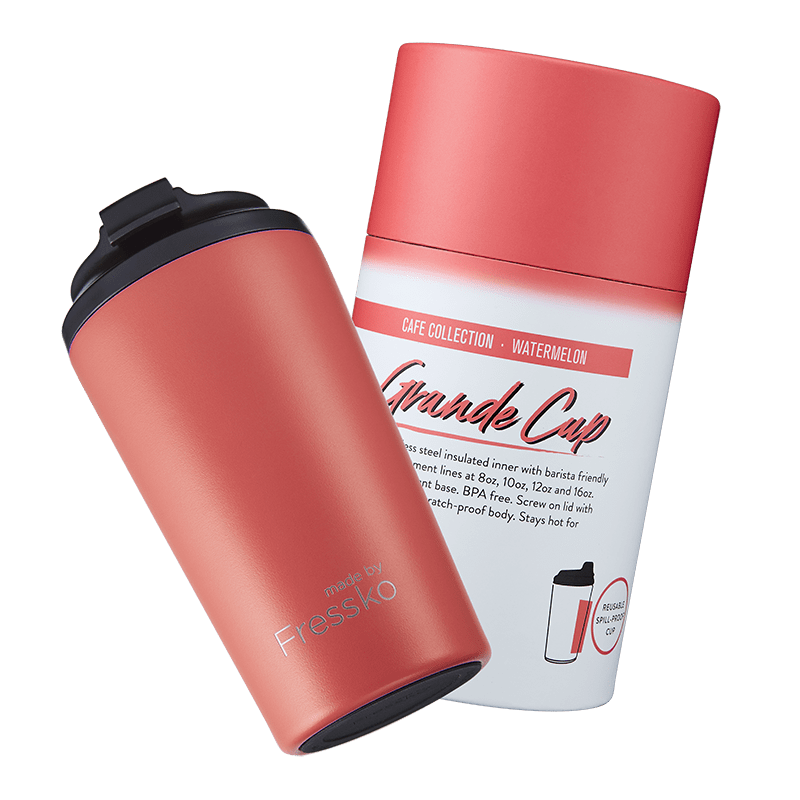 MADE BY FRESSKO - GRANDE CUP 16OZ | STAINLESS STEELE INTERIOR | WATERMELON