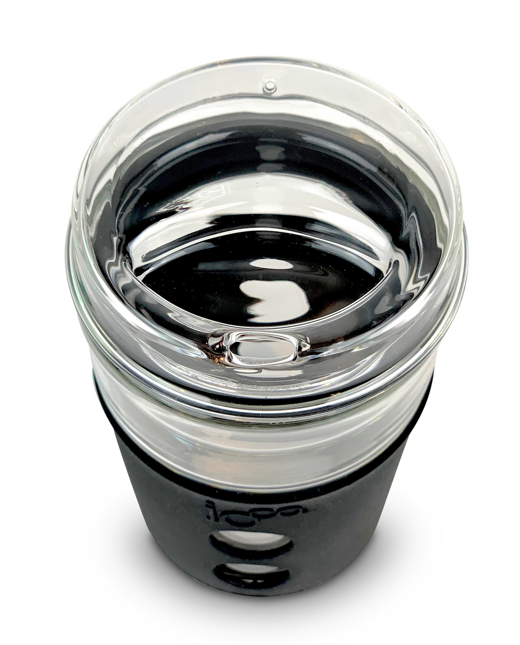 IOco - GLASS TRAVEL CUP 8OZ | BLACK NIGHT