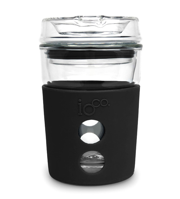 IOco - GLASS TRAVEL CUP 8OZ | BLACK NIGHT