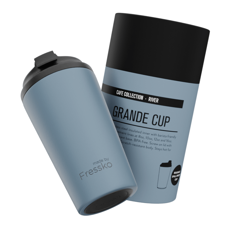 MADE BY FRESSKO - GRANDE CUP 16OZ | STAINLESS STEELE INTERIOR | RIVER