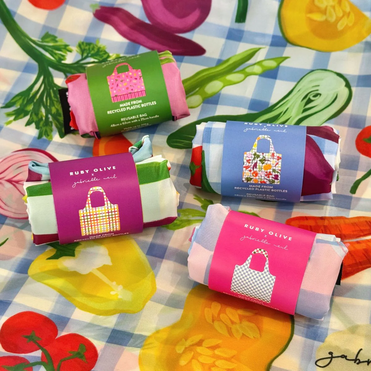 CHECK MATE REUSABLE SHOPPER BAG