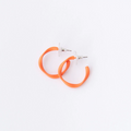 EVERYDAY TWISTED MINI HOOP EARRINGS | ORANGE