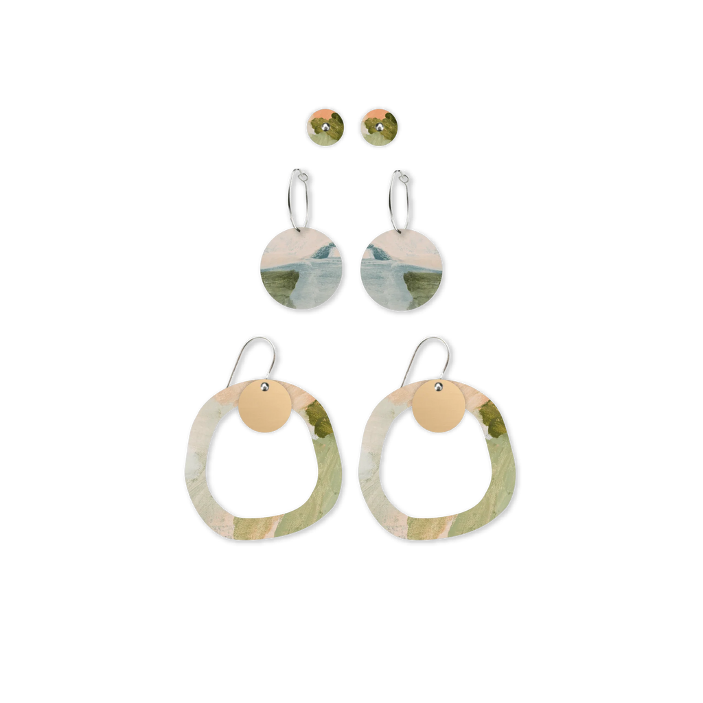 KIASMIN 2 AURA CIRCLE PARTY PACK EARRINGS