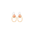ELLIS ROWAN MISTY LAYERED OUTLINE TEAR DROP EARRINGS