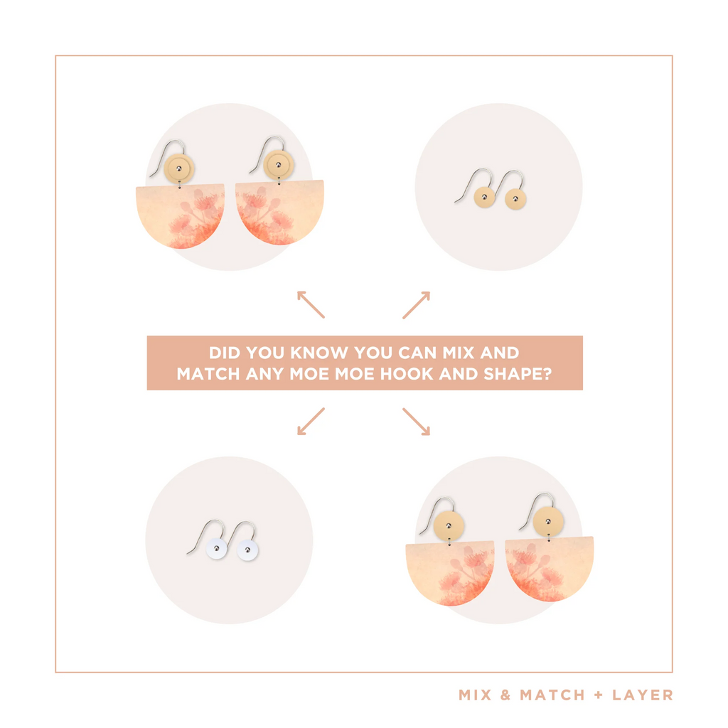 ELLIS ROWAN MISTY LARGE BELL CIRCLE DROP EARRINGS
