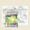 HEY DOODLE - REUSABLE SILICONE MAT | MY FIRST COLOURS