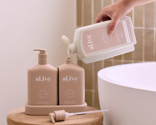 AL.IVE BODY - WASH REFILL | APRICOT & SWEET FIG 1L