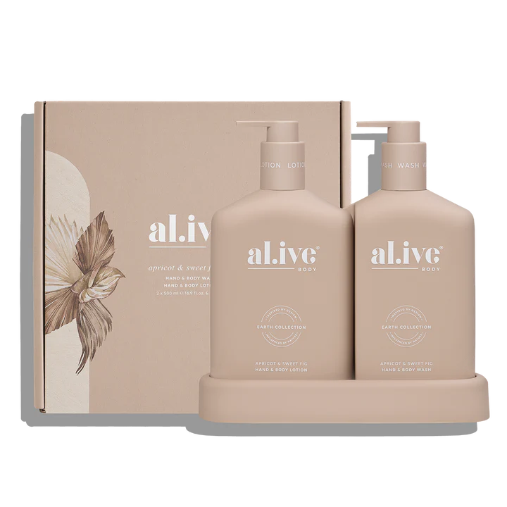AL.IVE BODY - WASH & LOTION DUO | APRICOT & SWEET FIG