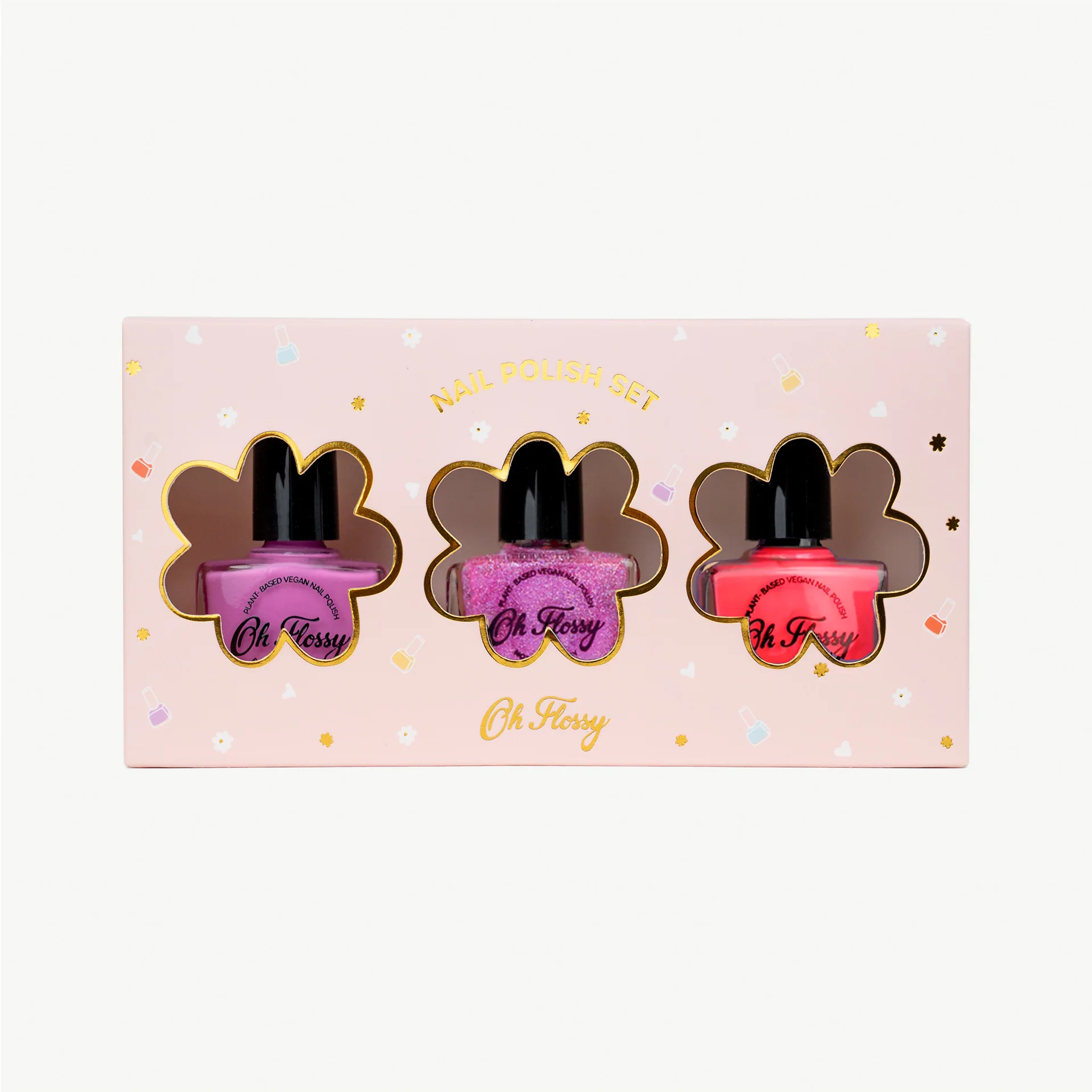 OH FLOSSY - NAIL POLISH SET | PINK PAMPER