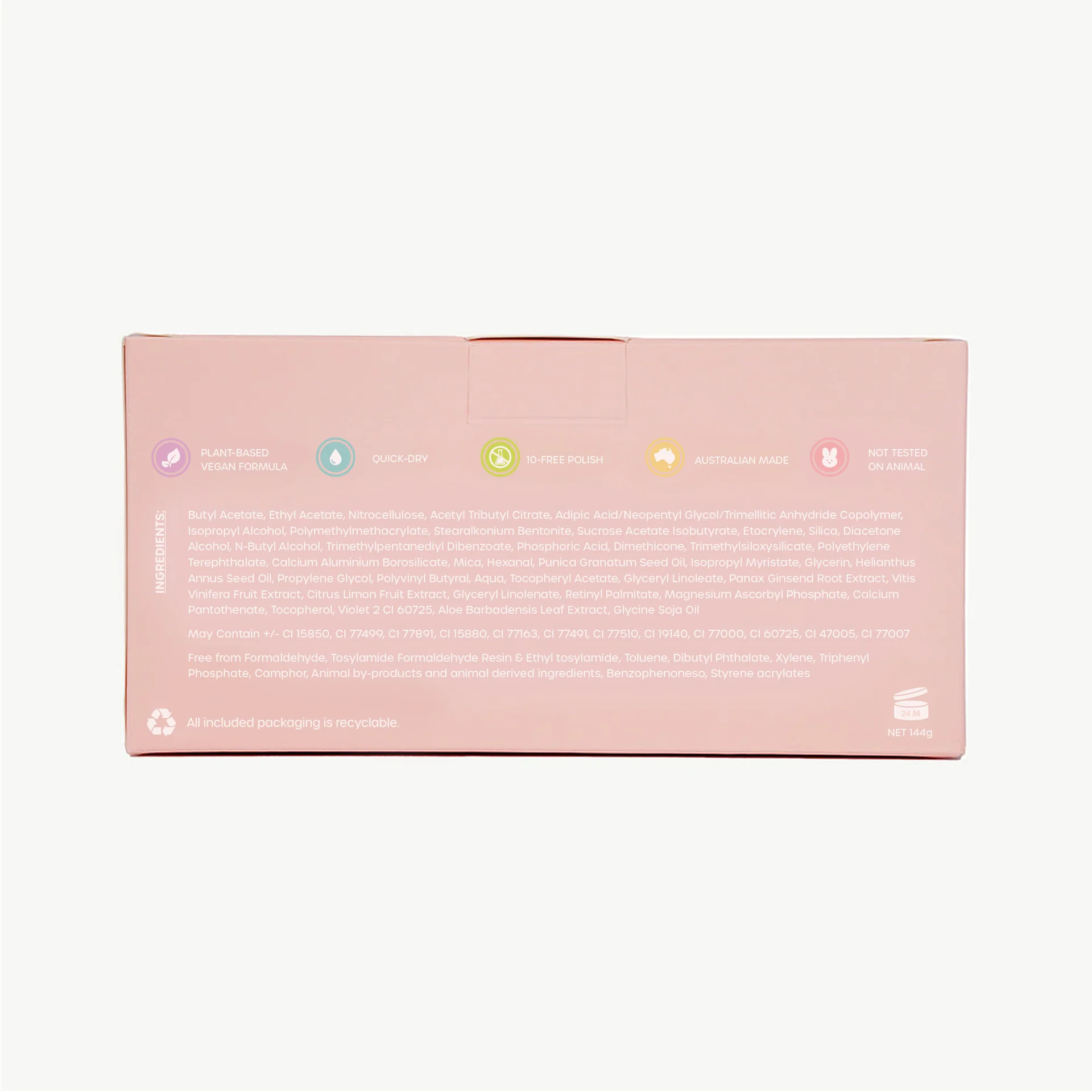 OH FLOSSY - NAIL POLISH SET | PINK PAMPER