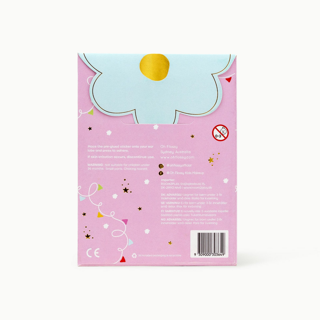 OH FLOSSY | STICK ON EARRINGS