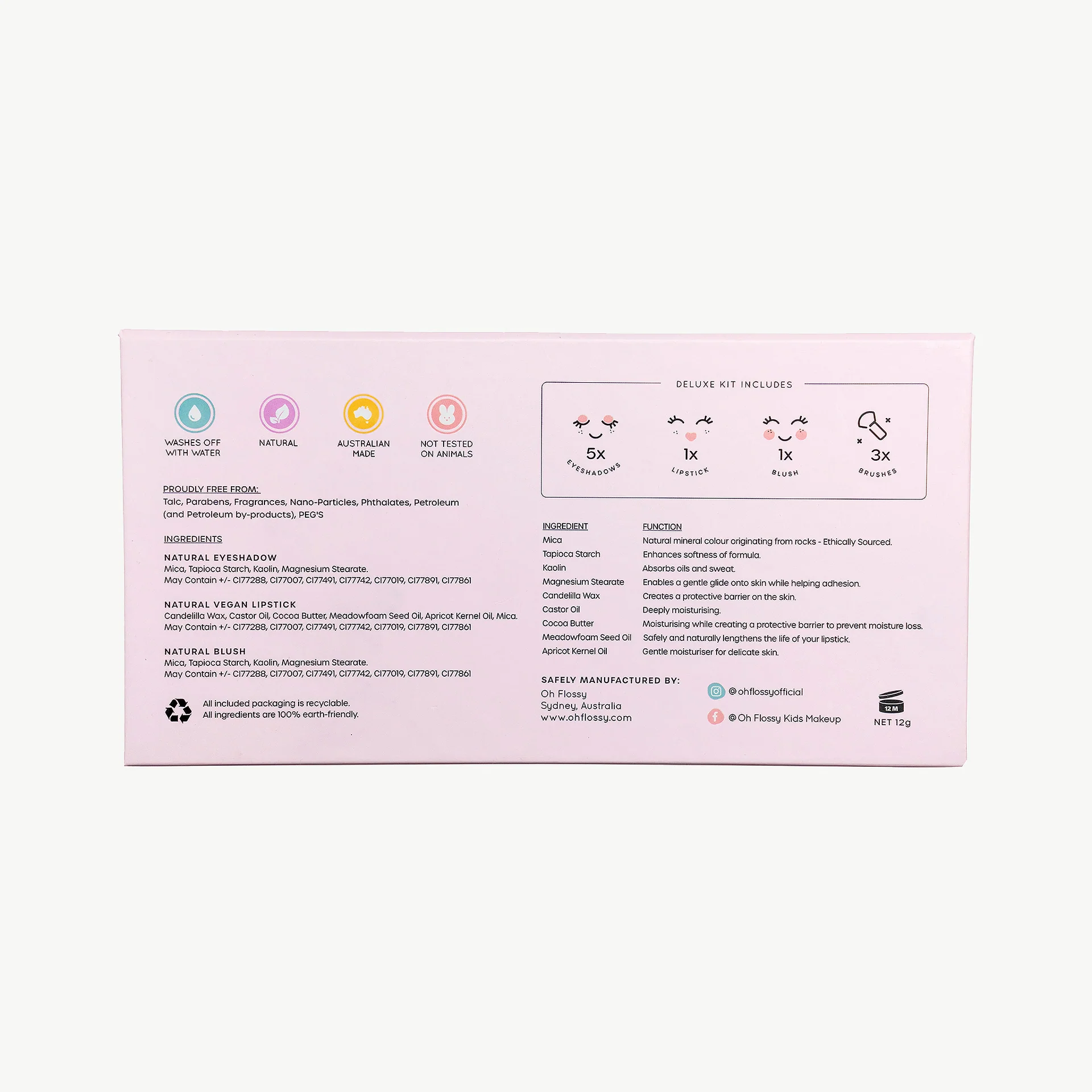 OH FLOSSY - MAKEUP SET | DELUXE