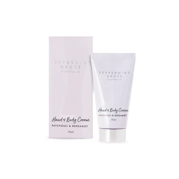 PEPPERMINT GROVE - HAND & BODY CREAM | PATCHOULI & BERGAMOT 75ML