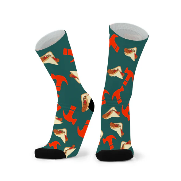 RED FOX SOX - LARGER SIZING | SAUSAGE SIZZLE