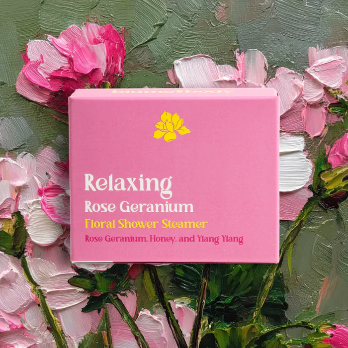 BLUME & BODY SHOWER STEAMER | ROSE GERANIUM