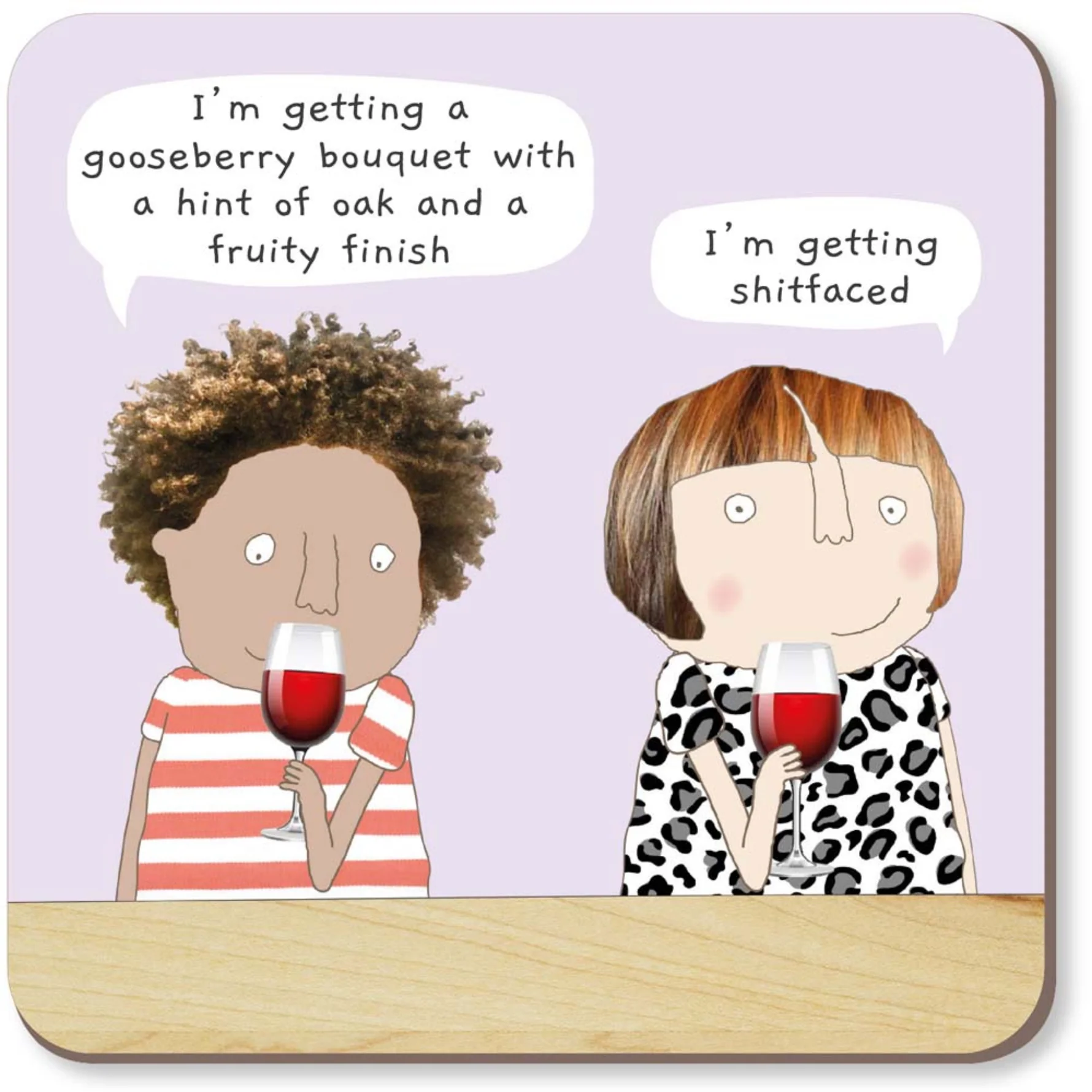 ROSIE MADE A THING - COASTER | WINE TASTING
