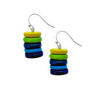 SMARTIE STACKED EARRINGS | BLUE