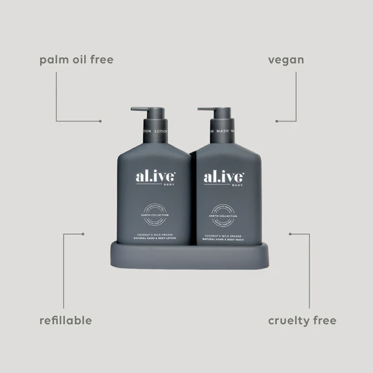AL.IVE BODY - WASH & LOTION DUO | COCONUT & WILD ORANGE
