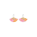ALEX MASON SORBET BLOOMS LAYERED FAN HOOP EARING