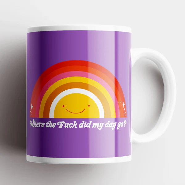 COFFEE MUG | WHERE THE FUCK DID MY DAY GO?
