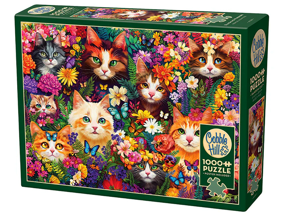 BLOOMING WHISKERS 1000 PCE PUZZLE