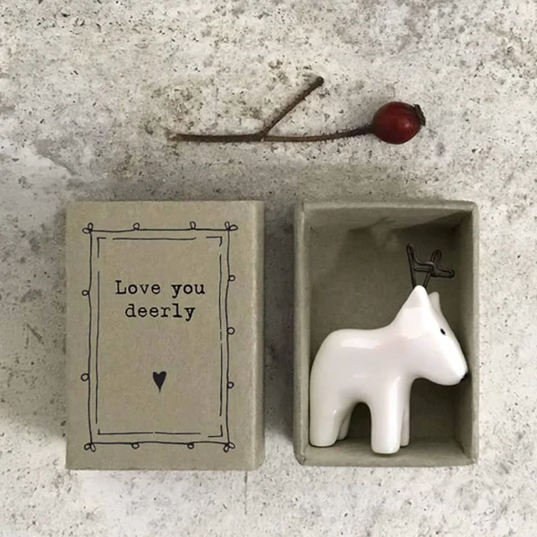 EAST OF INDIA MATCHBOX | LOVE YOU DEERLY