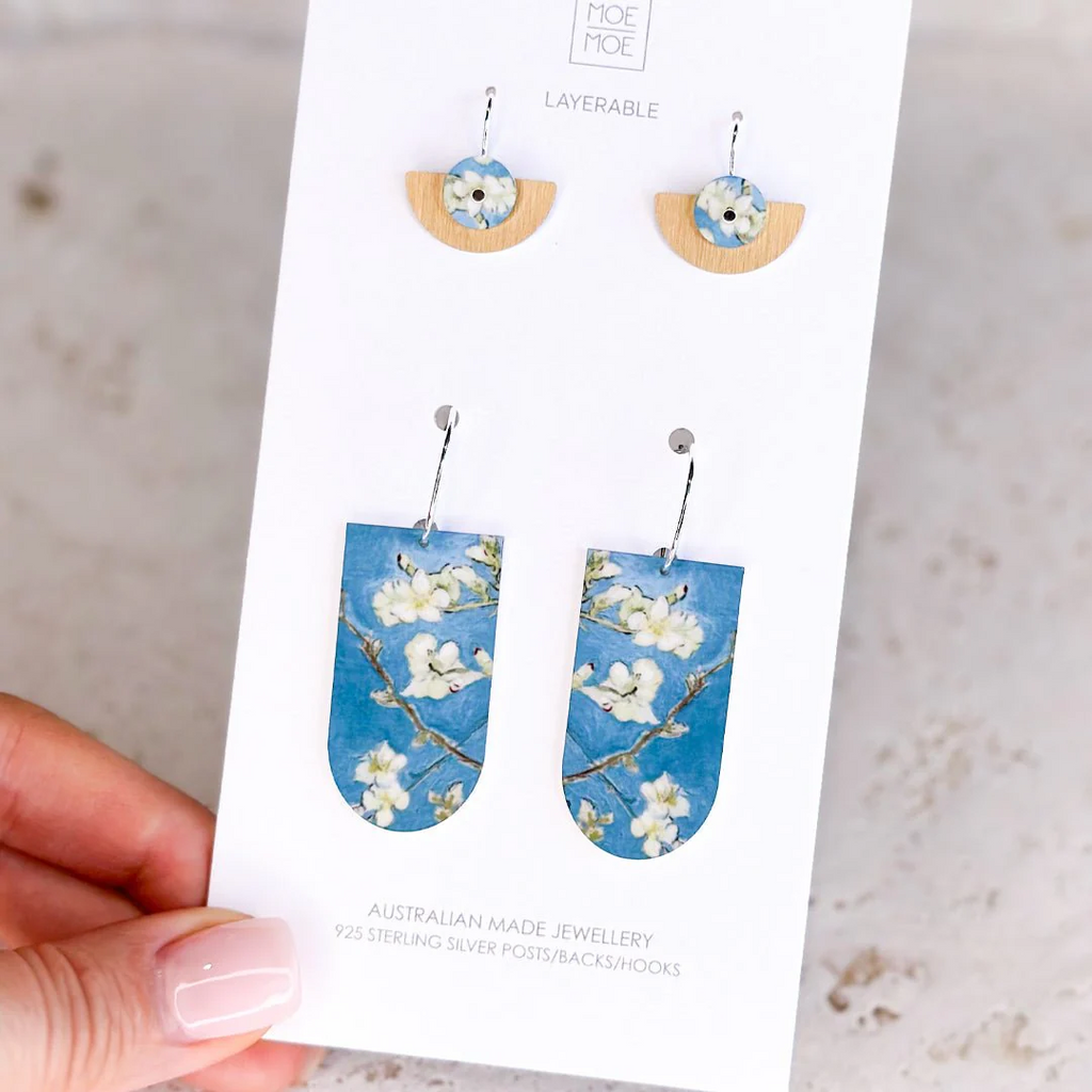 VAN GOGH ALMOND BLOSSOM MIXER PACK EARRINGS