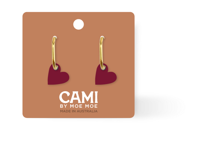 CAMI BY MOE MOE HEART | PLUM