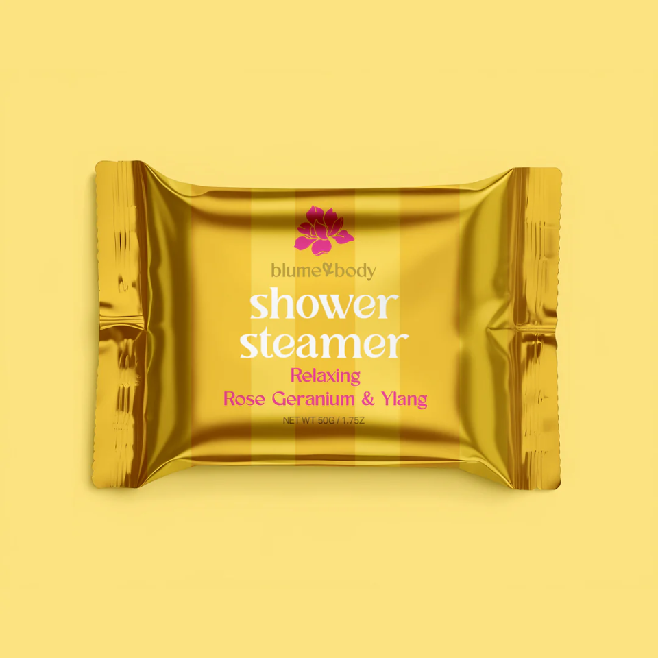 BLUME & BODY SHOWER STEAMER | RELAXING ROSE GERANIUM