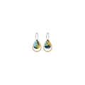 VAN GOGH SUNFLOWERS LAYERED ICONIC OUTLINE HOOP EARRINGS