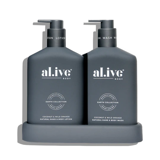 AL.IVE BODY - WASH & LOTION DUO | COCONUT & WILD ORANGE
