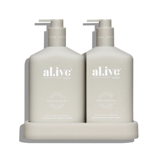 AL.IVE BODY - WASH & LOTION DUO | SEA COTTON & COCONUT