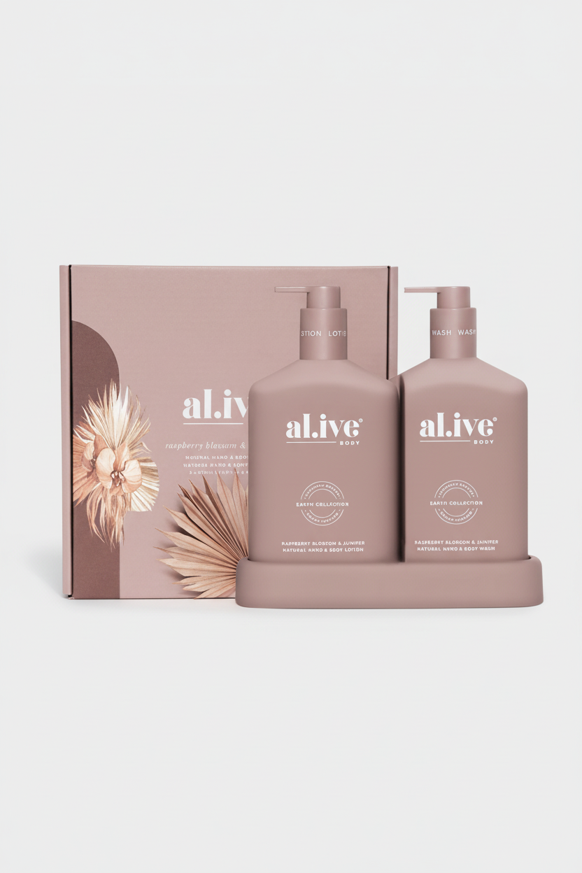AL.IVE BODY - WASH & LOTION DUO | RASPBERRY BLOSSOM & JUNIPER